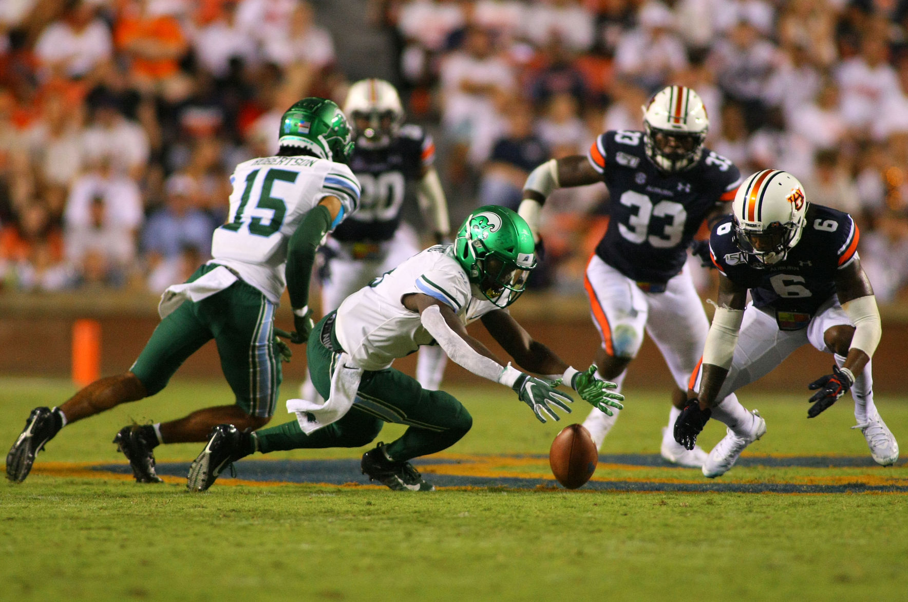 Auburn vs. Tulane football